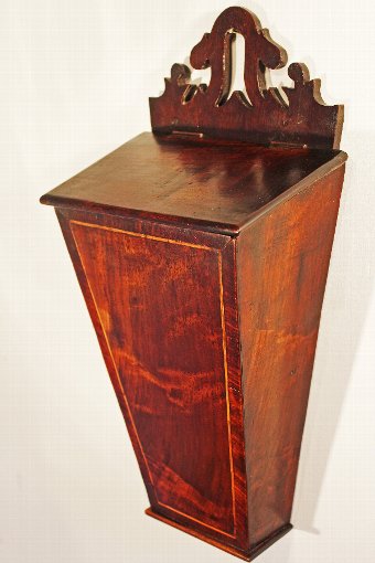 Georgian mahogany Candle box