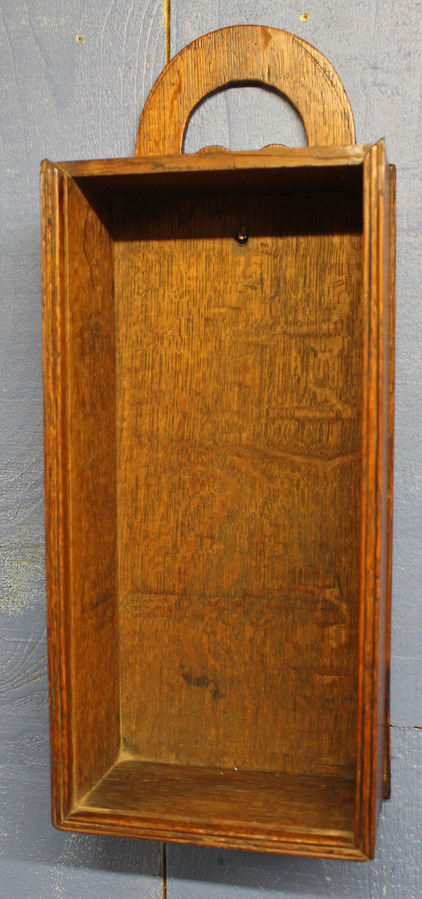 Antique Georgian Oak Candlebox c.1800