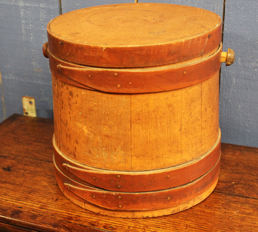 Antique American 19th Century Oyster Barrel