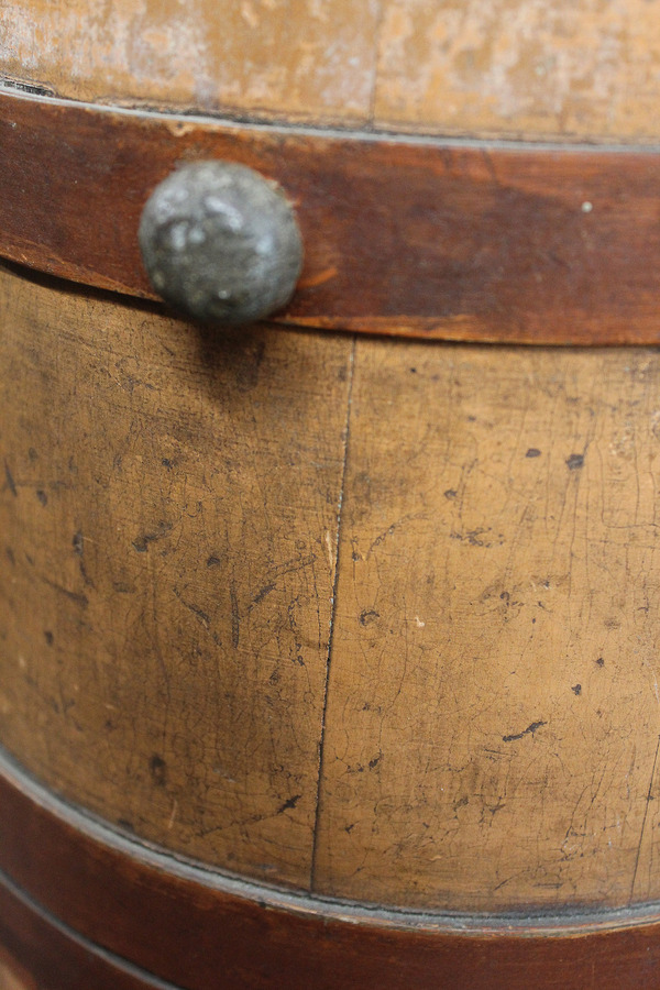 Antique American 19th Century Oyster Barrel