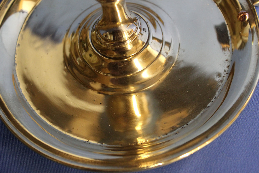 Antique Georgian Cast Brass Chamberstick