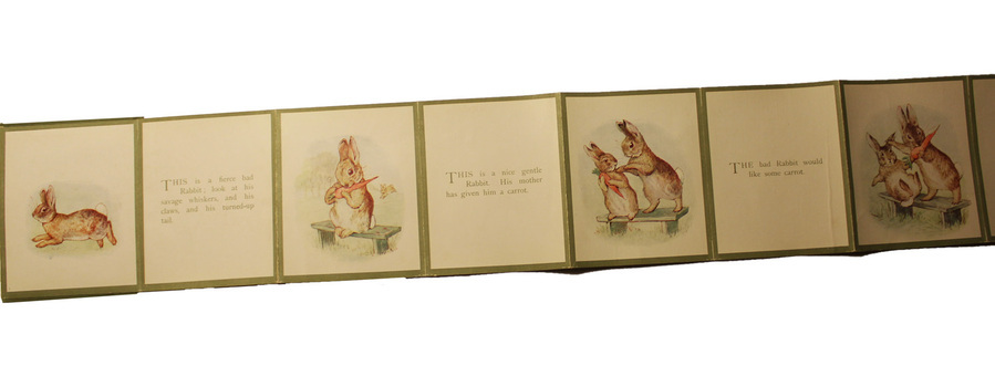 Antique Beatrix Potter ~the Story of a Fierce Bad Rabbit ~ First Edition 1906 1st Issue