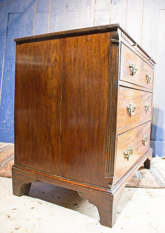Antique Small 18th Century Georgian Mahogany Chest of Drawers