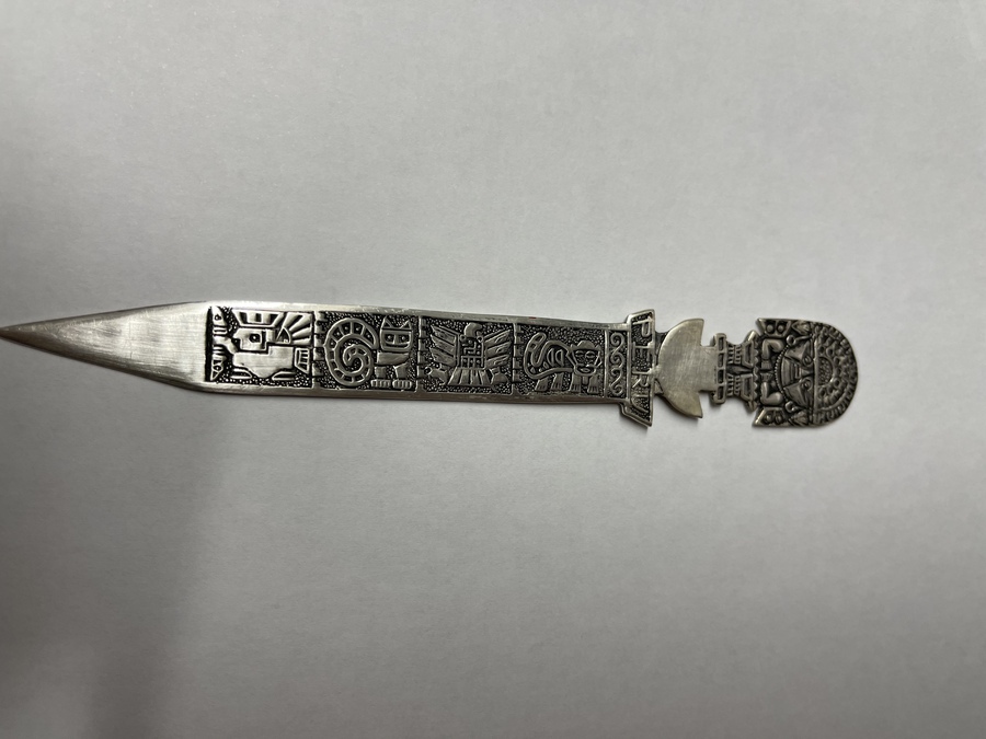 Peruvian Sterling Silver Letter Opener