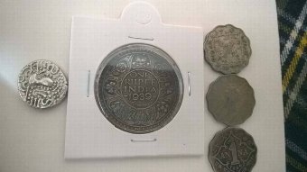 Antique BRITISH INDIA SILVER COIN