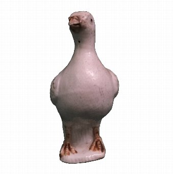 Antique Antique 18th century chinese Blanc de Chine ceramic dove