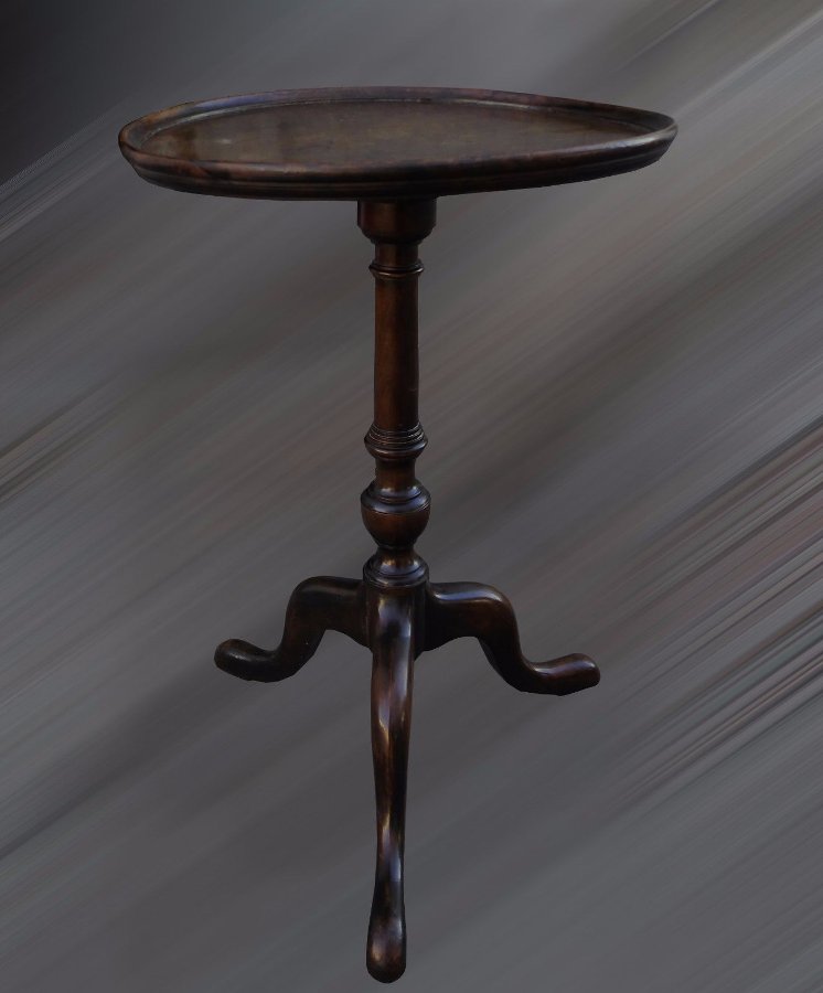 Antique George III 18th century home walnut kettle stand circa 1775