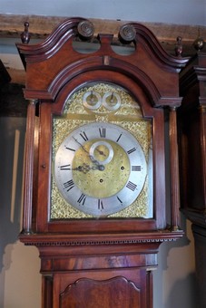 Antique Antique Mahogany Musical Longcase Clock