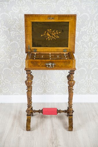 Antique Eclectic Sewing Table, Circa 1900