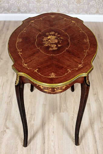Antique Intarsiated Coffee Table