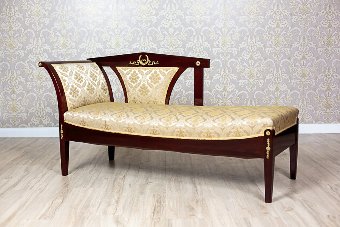 Antique Exceptional Chaise Longue in the Neo-Empire Style