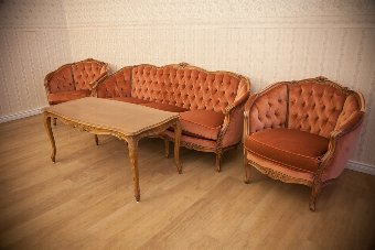 Antique Living Room Suite from the 2nd Half of the 20th century