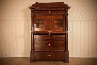 Biedermeier Secretary Desk, Circa 1840