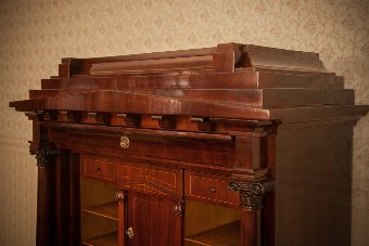 Antique Biedermeier Secretary Desk, Circa 1840