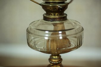 Antique Kerosene Lamp, Circa 1930