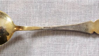 Antique Gilded Sugar Spoon