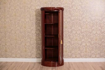 Antique Cylindrical Biedermeier Cabinet/Wet Bar from the 20th c.