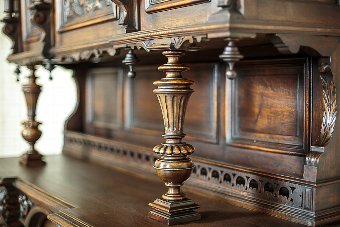 Antique Representative, Richly Carved Cupboard