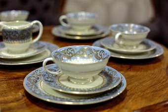 Antique Porcelain Tea Service -- Tettau, 1930-1957