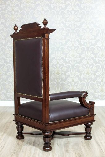 Antique Representative Armchair/Throne, Circa 1920