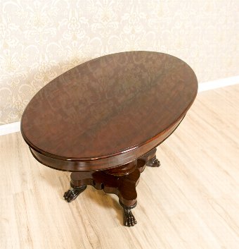 Antique Oval Living Room Table from the 2nd Half of the 19th c.