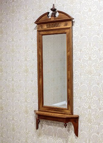 Antique Biedermeier Console Mirror, Circa 1880