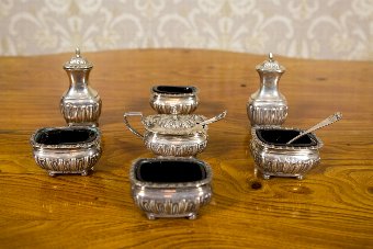 Antique English, Silver Set from the 19th c.