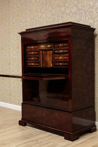 Antique Stylish Biedermeier Secretary Desk