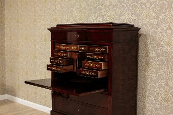 Antique Stylish Biedermeier Secretary Desk