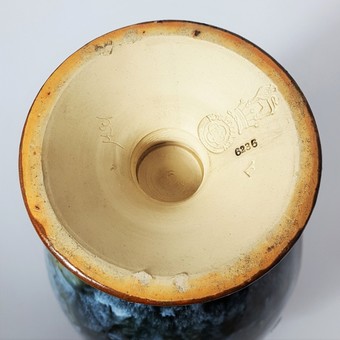 Antique Pair of Royal Doulton Stoneware Vases c1910