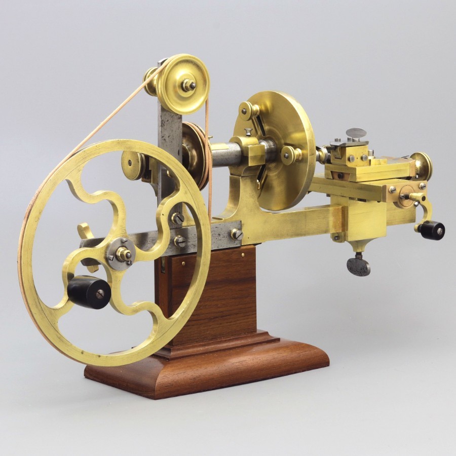 Anglo-Swiss Pattern Brass & Steel Watchmaker's Mandril c1890
