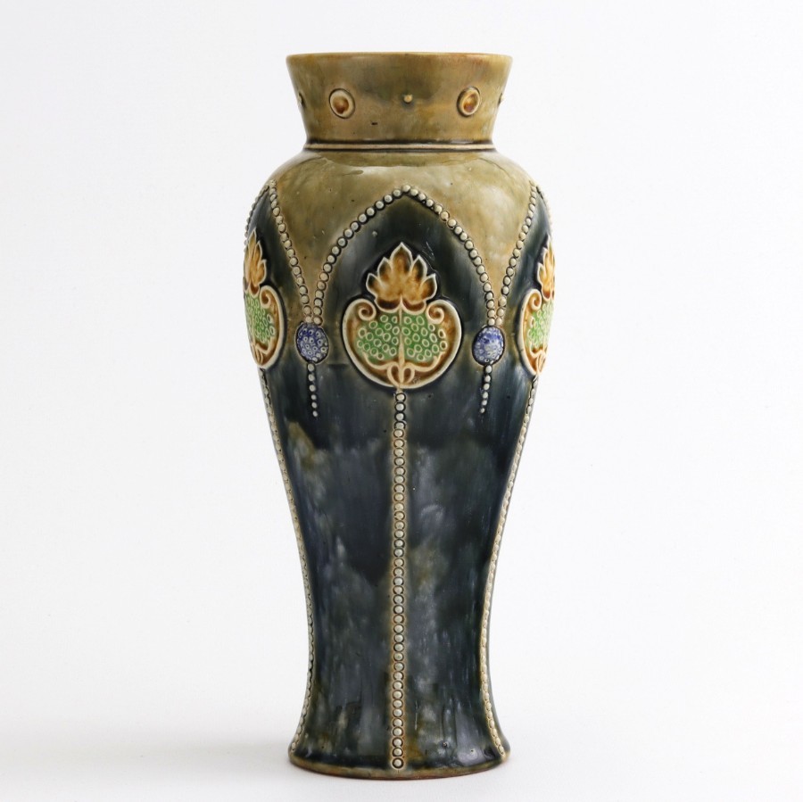 Royal Doulton Stoneware Vase by Ethel Beard c1925