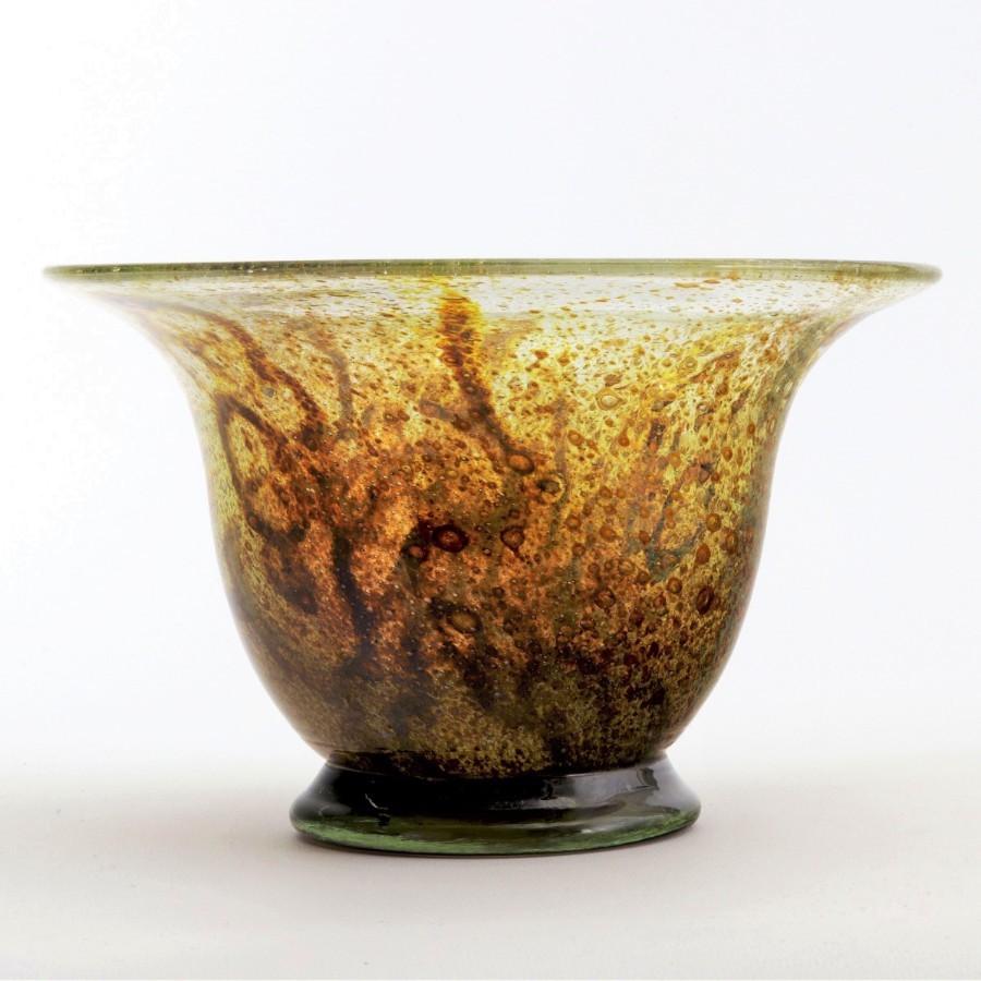 WMF Art Deco Ikora Glass Footed Bowl c1930