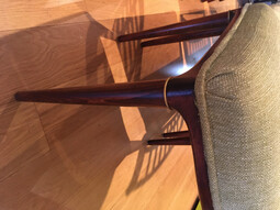 Mid century modern rosewood dining chairs