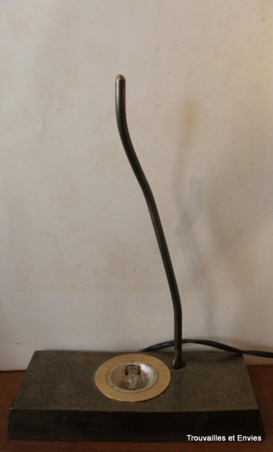 Antique LAMP SIGNED BY YVES LOHE | ANTIQUES.CO.UK