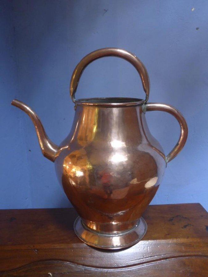 Antique COPPER JUG ANTIQUES.CO.UK
