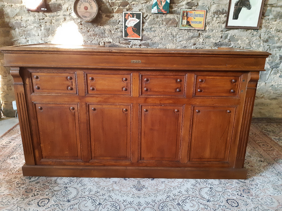 Antique BAR COUNTER 3 ANTIQUES.CO.UK