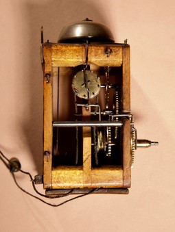 Antique A Rare Black Forest Miniature Jockele Wall Clock, Circa 1860.