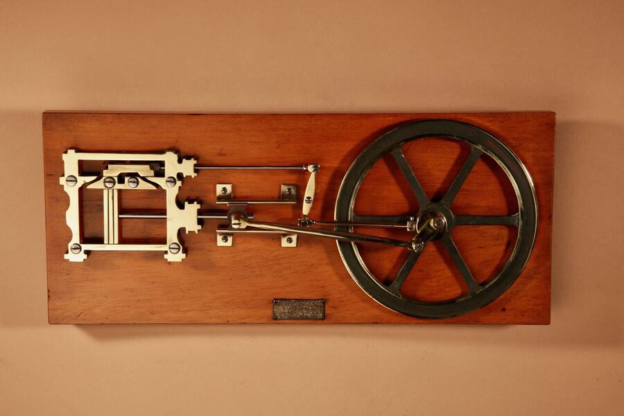 Antique Merkelbach & Co Amsterdam Working Education Model Of An Engine.