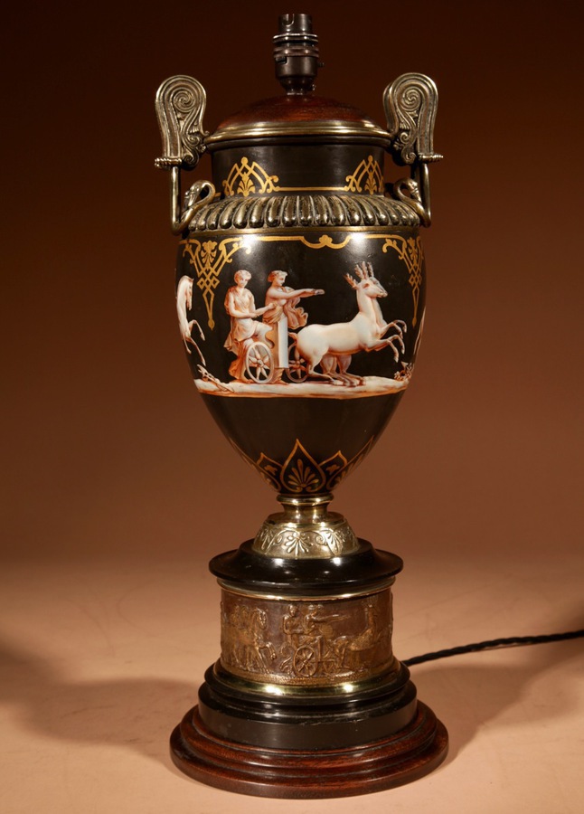 Antique Grand Tour Original Table Lamp 19th century