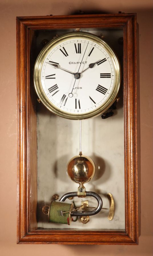 Antique Electric Brillie Type 1556 Master Clock