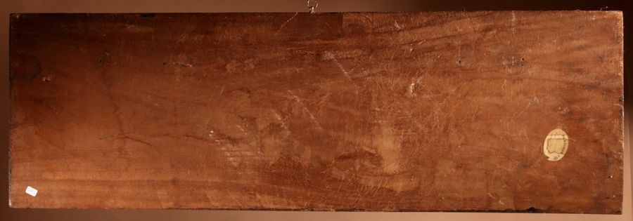 Antique Benin Carved Hardwood Panels with Hunting Scenes Nigeria