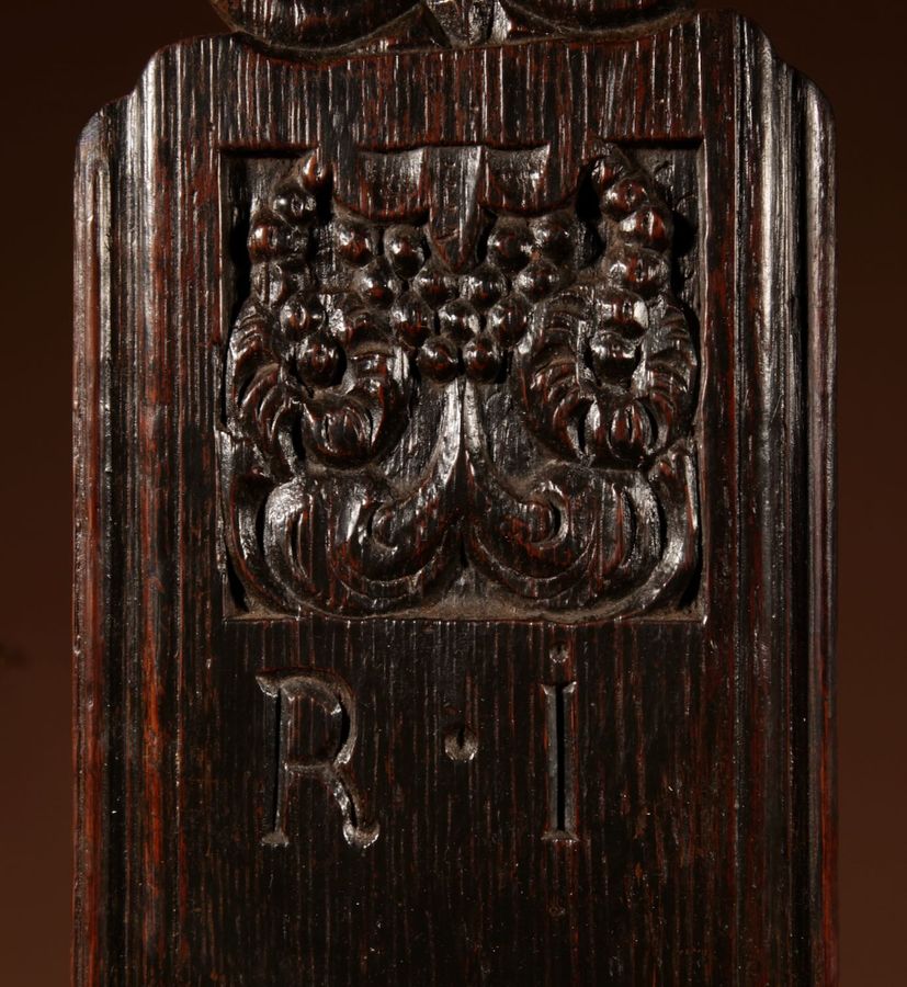 Antique Very Rare Oak Dutch mangle Board 17th Century. 