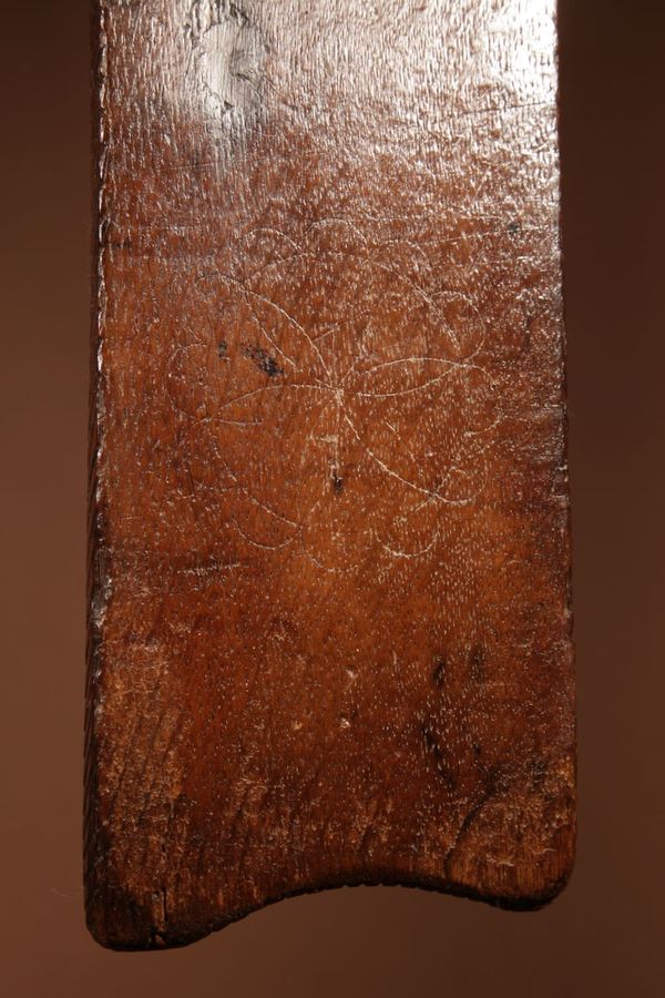 Antique Interesting Very Fine Chip Carved Oak Frisian Dutch mangle Board 17/18th Century.