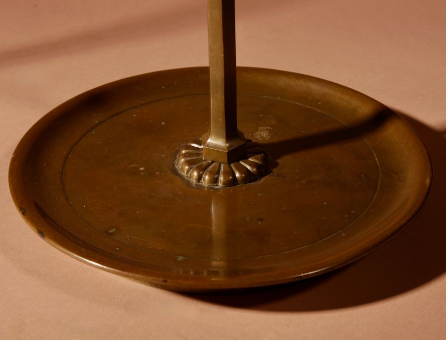 Antique Interesting Pair Of Japanese Bronze Candlesticks.