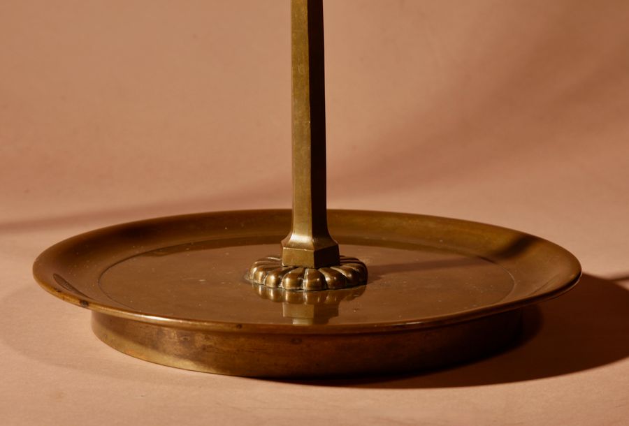 Antique Interesting Pair Of Japanese Bronze Candlesticks.