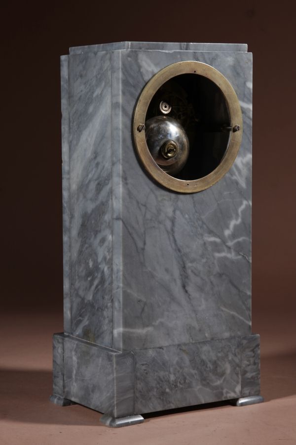 Antique Music Interest, Directoire Turquin Marble Mantel Clock Circa 1795-99