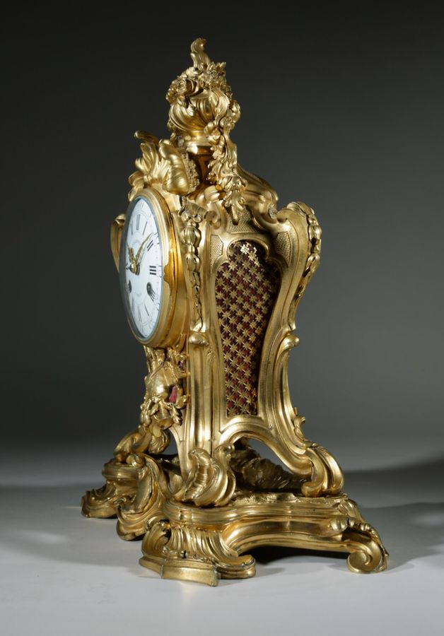 Antique   St. Germain Very Elegant and Important French Louis Quinze Pendule / Mantel Clock, Circa 1750