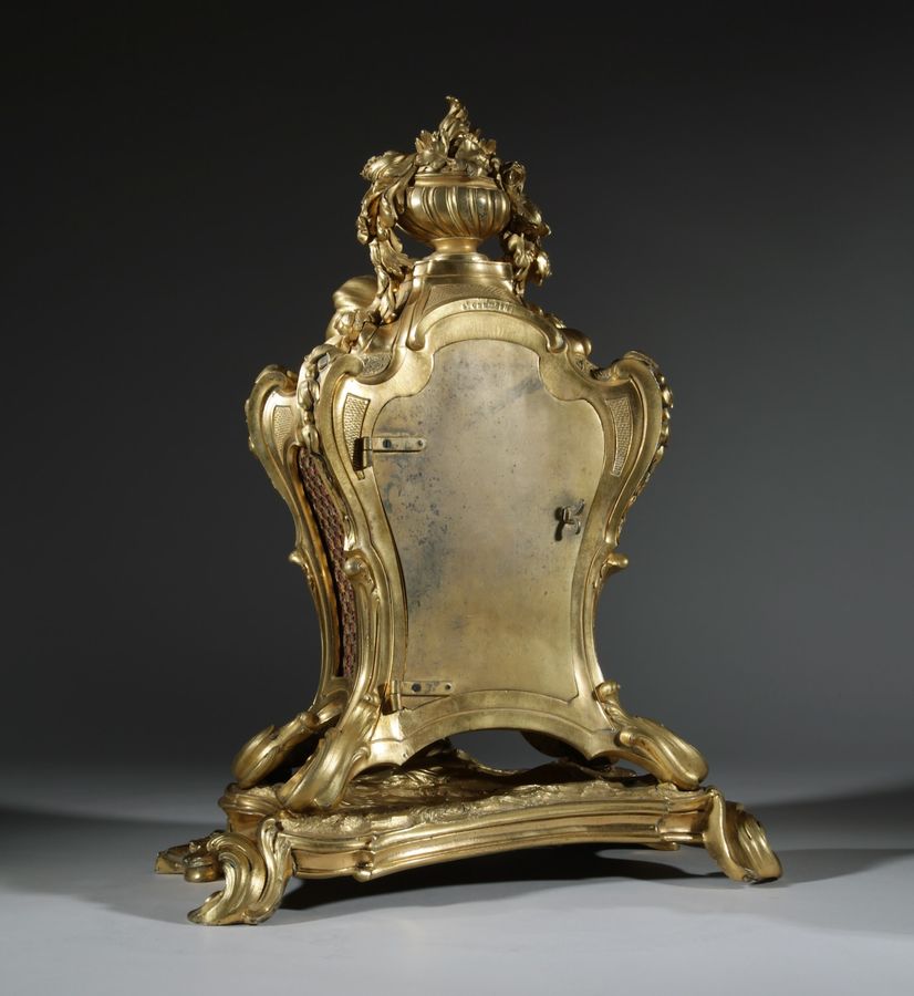 Antique   St. Germain Very Elegant and Important French Louis Quinze Pendule / Mantel Clock, Circa 1750