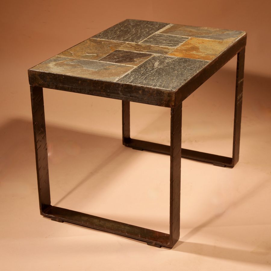 Antique A Dutch Brutalist Period side Table In The Style Of Paul Kingma Circa 1970-80